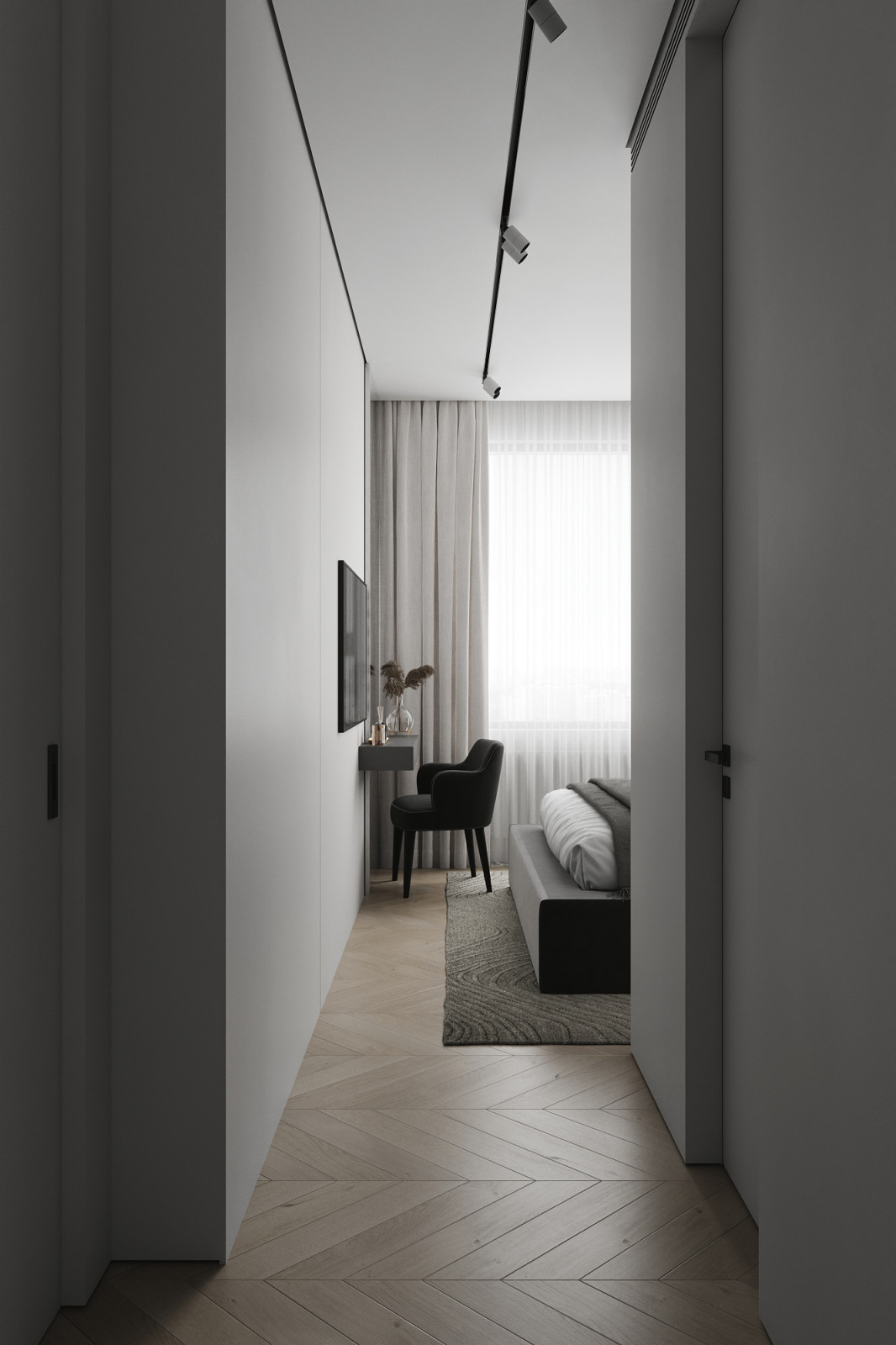 Дизайн интерьера квартиры в современном стиле в ЖК Небо