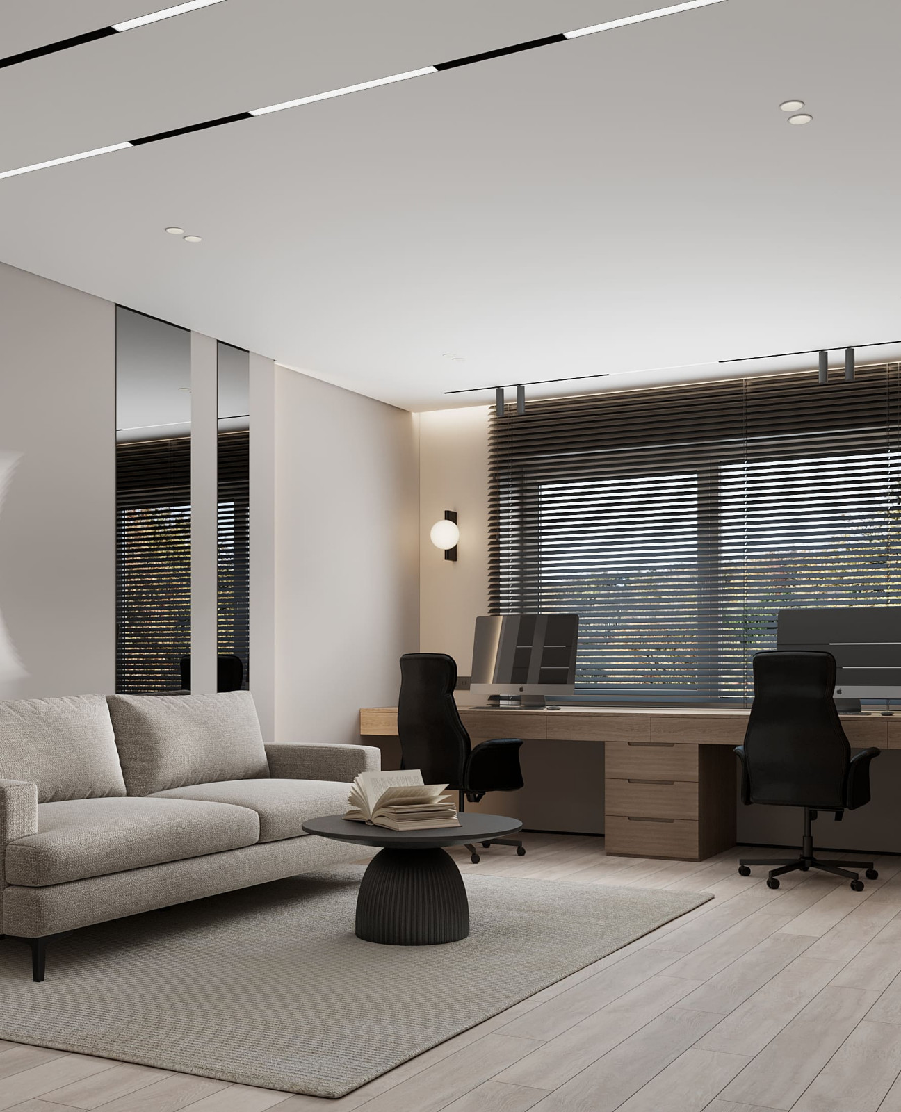 Обложка проекта: Дизайн-проект пентхауса для молодой пары