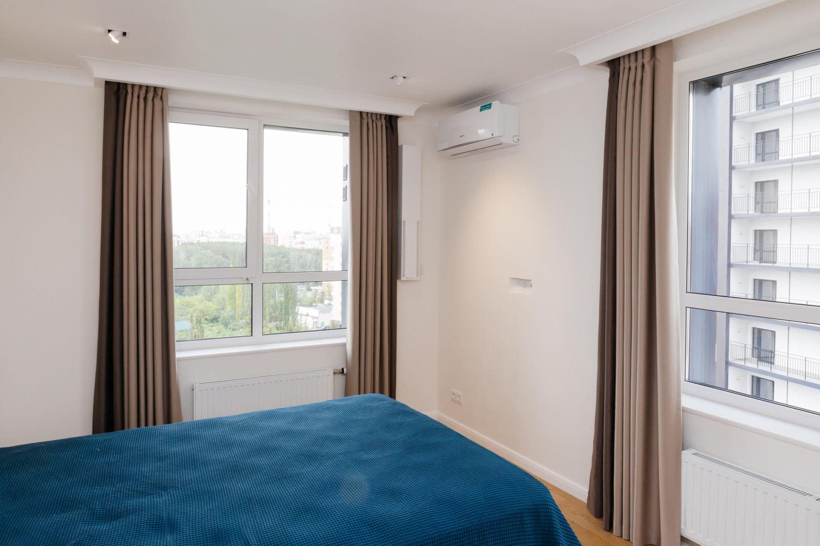 Обложка проекта: Мужская спальная, шторы блекаут  (ЖК Венский лес г. Уфа)