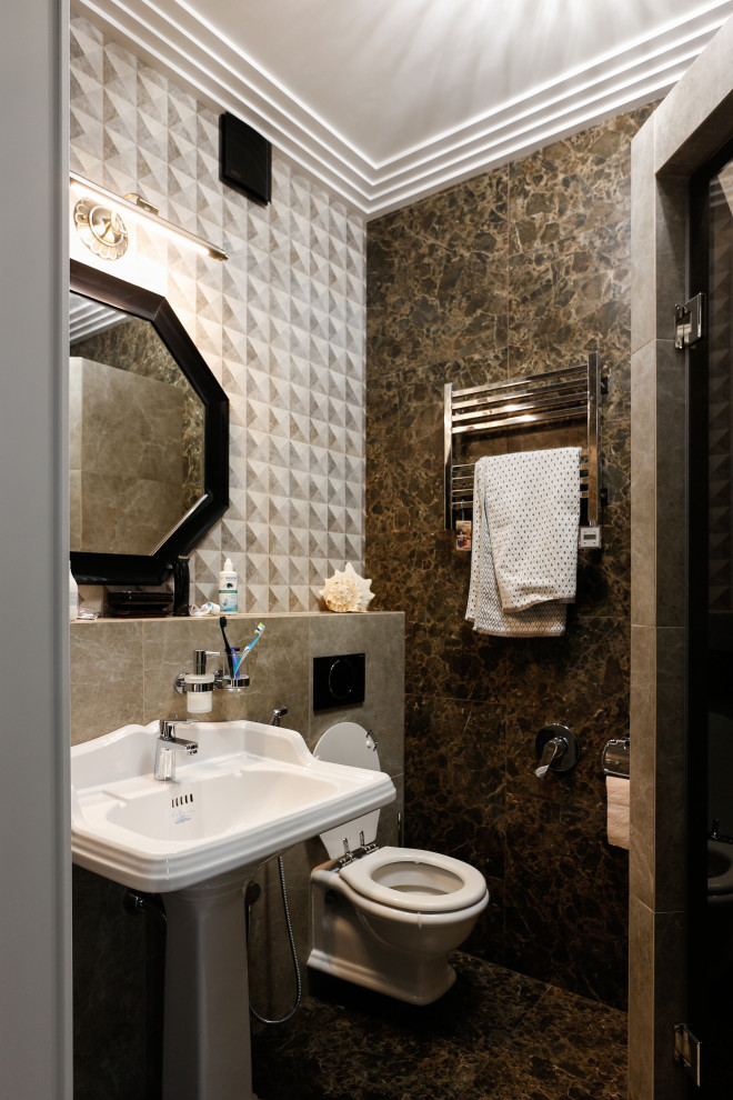 Интерьер двухэтажного дома в пригороде