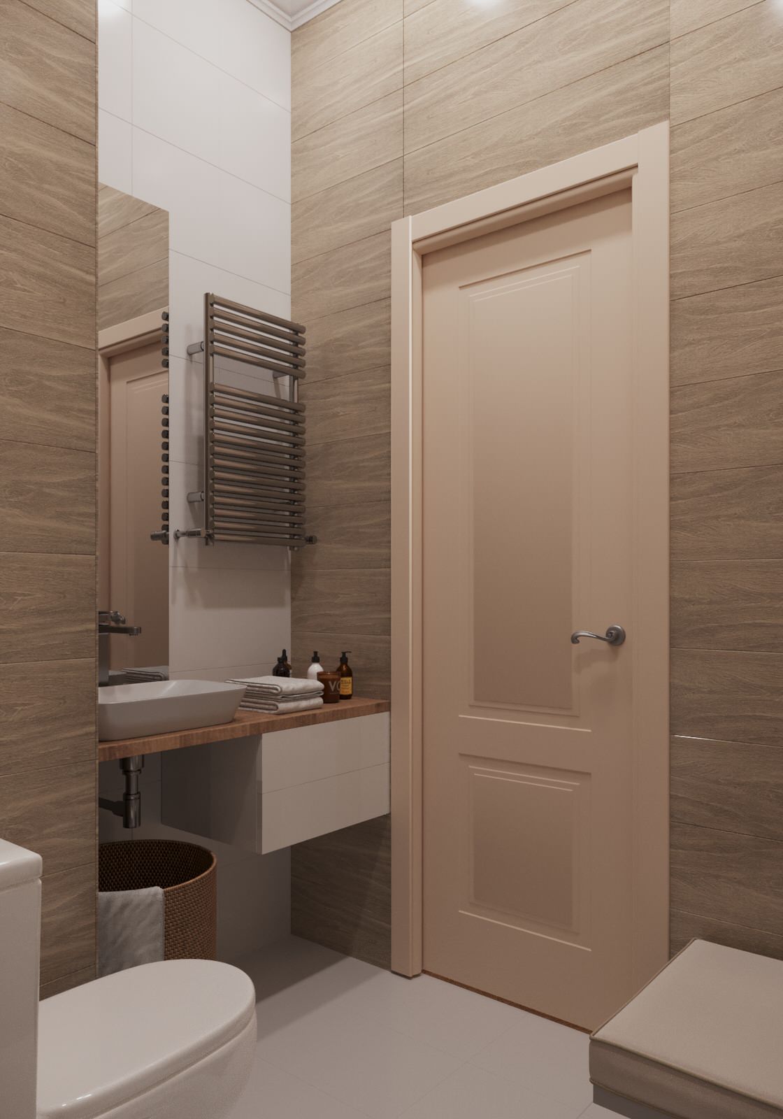 4-к квартира в Москве в пастельных тонах современной классики