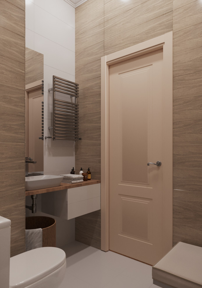 4-к квартира в Москве в пастельных тонах современной классики