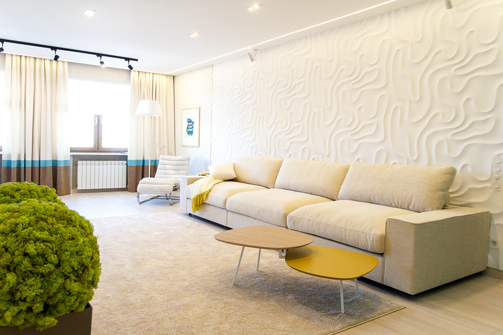 Гостиная. Реализация. Квартира для молодых и успешных