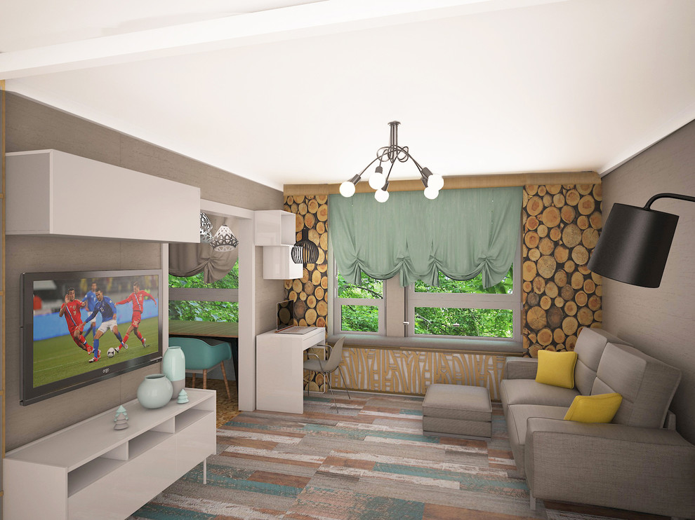 Дизайн проект 3-к квартиры в стиле арт-деко