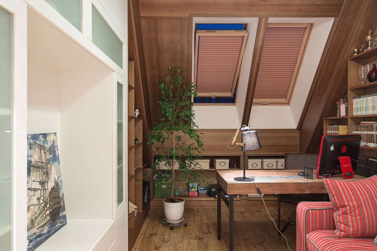 Замечательная двухуровневая квартира с фантастическим детским этажом