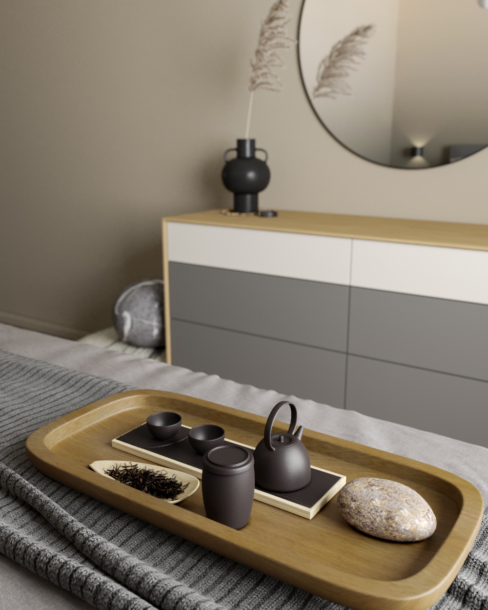 Проект двухкомнатной квартиры в Воронеже  Площадь: 75,2 м2.