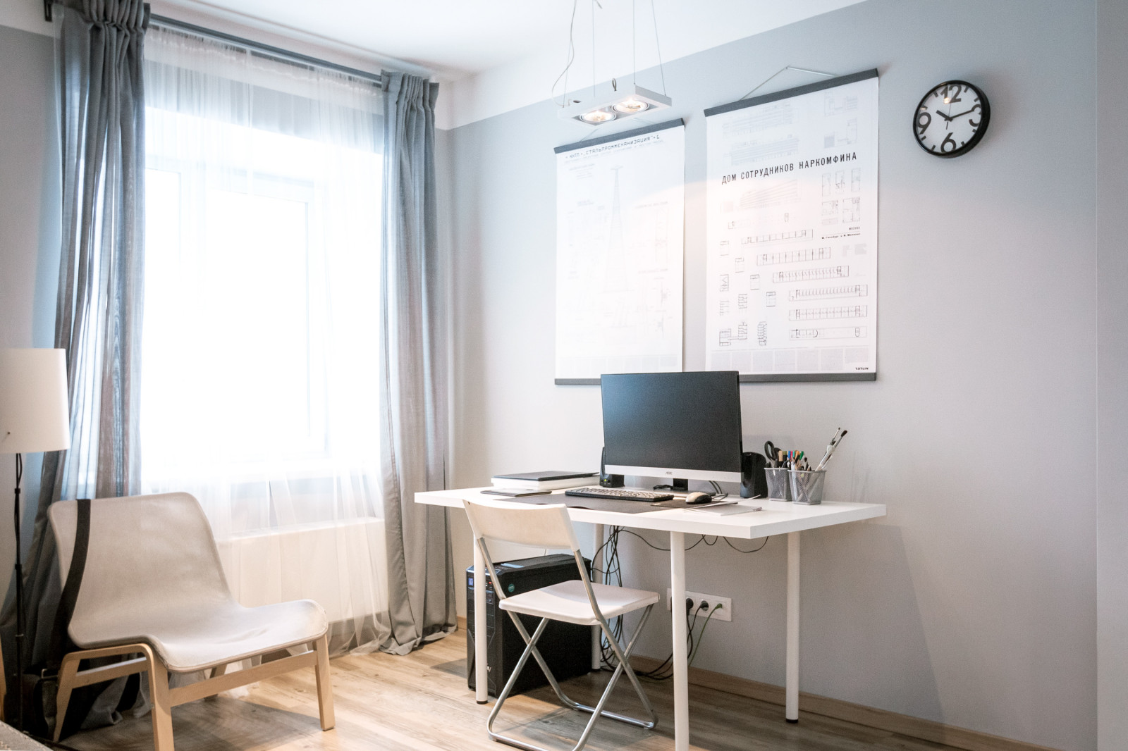 Легкая и светлая скандинавская квартира