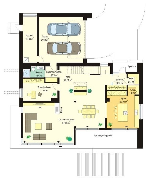 Проект дома Солнечная-Вилла
