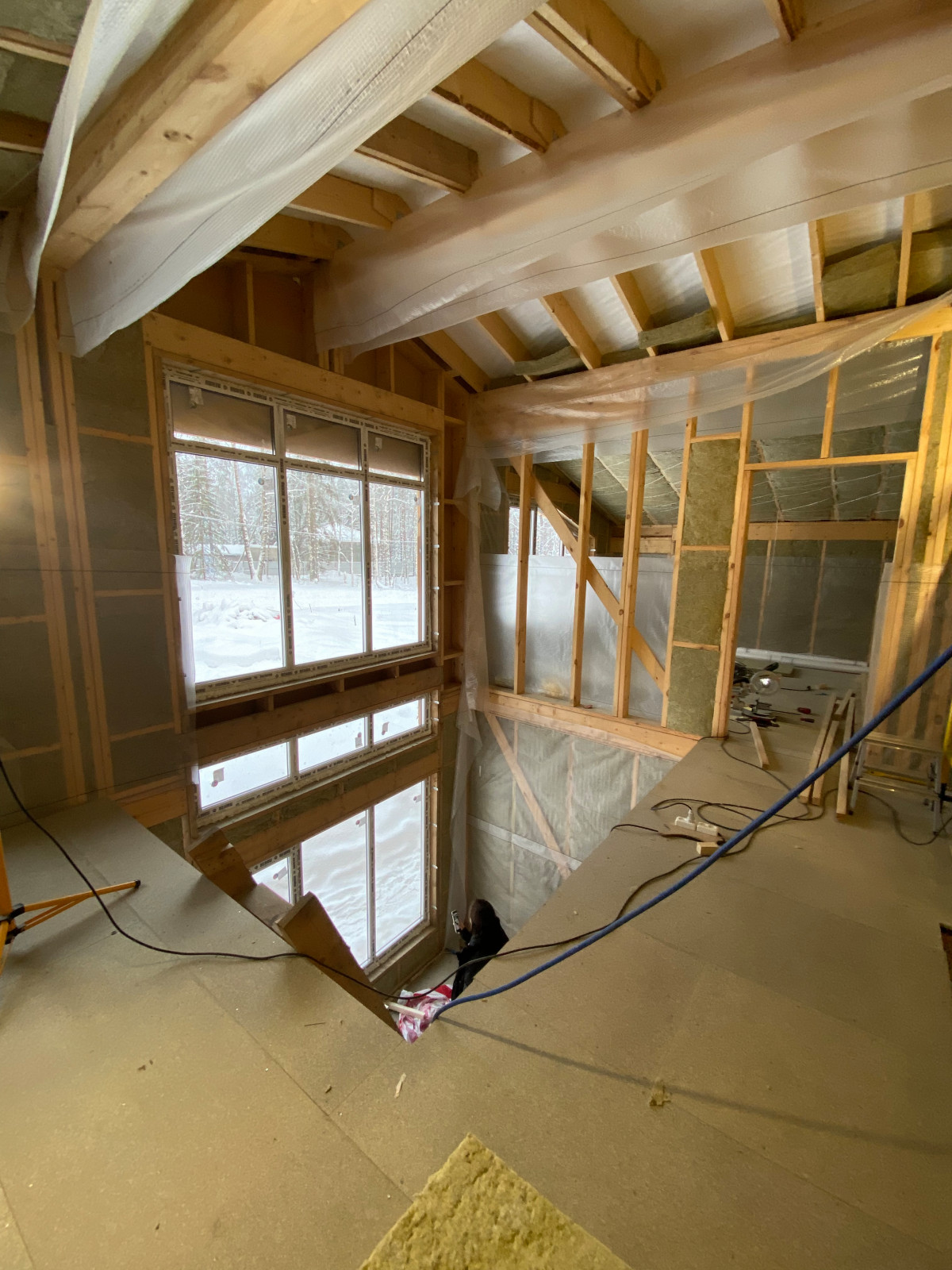 Новый проект дом в "Агалатово Экопарк". Фотографии "до"