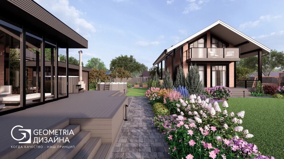 Обложка проекта: Идея ландшафтного проекта для вашего участка