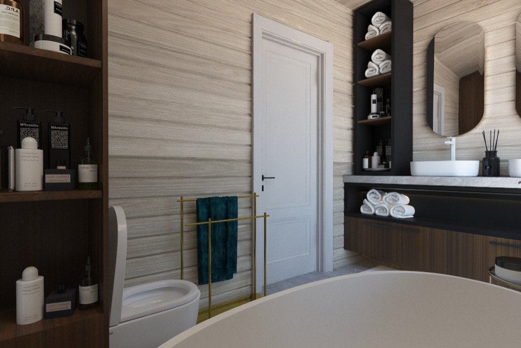 Дом из бруса в ЭКО стиле