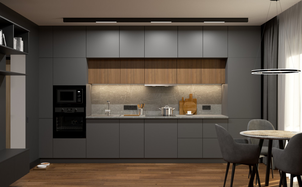 Квартира в Санкт-Петербурге в темных тонах