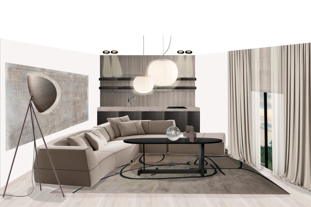 Коллажи интерьеров