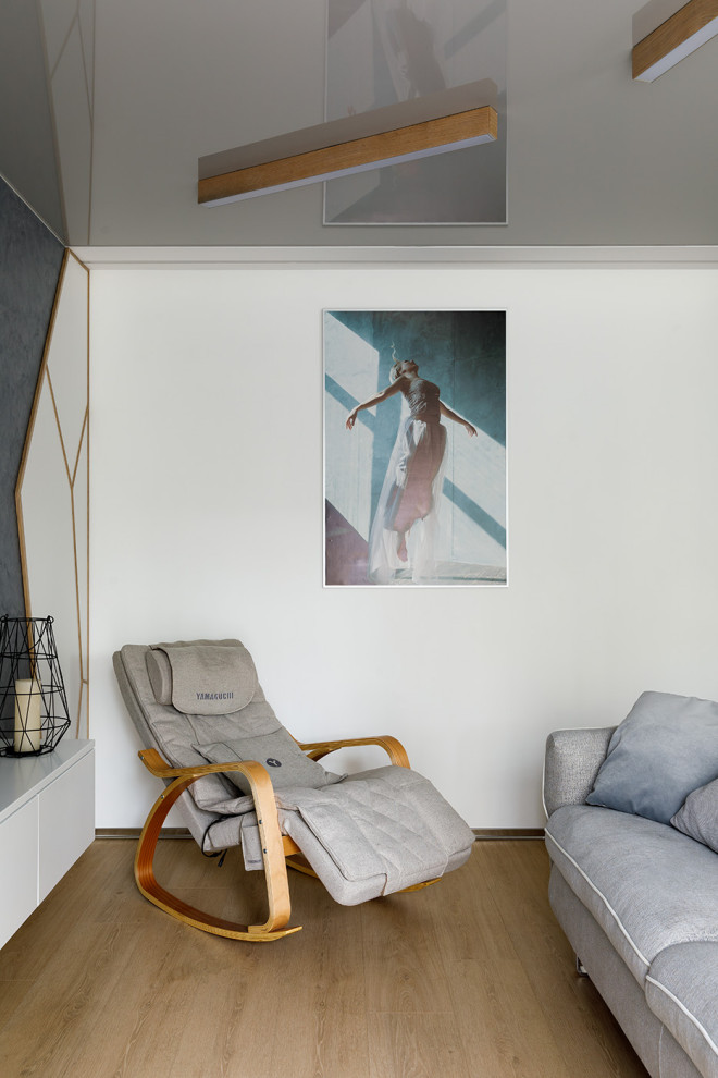 Интерьер трёхкомнатной квартиры в стиле минимализм, г. Калининград