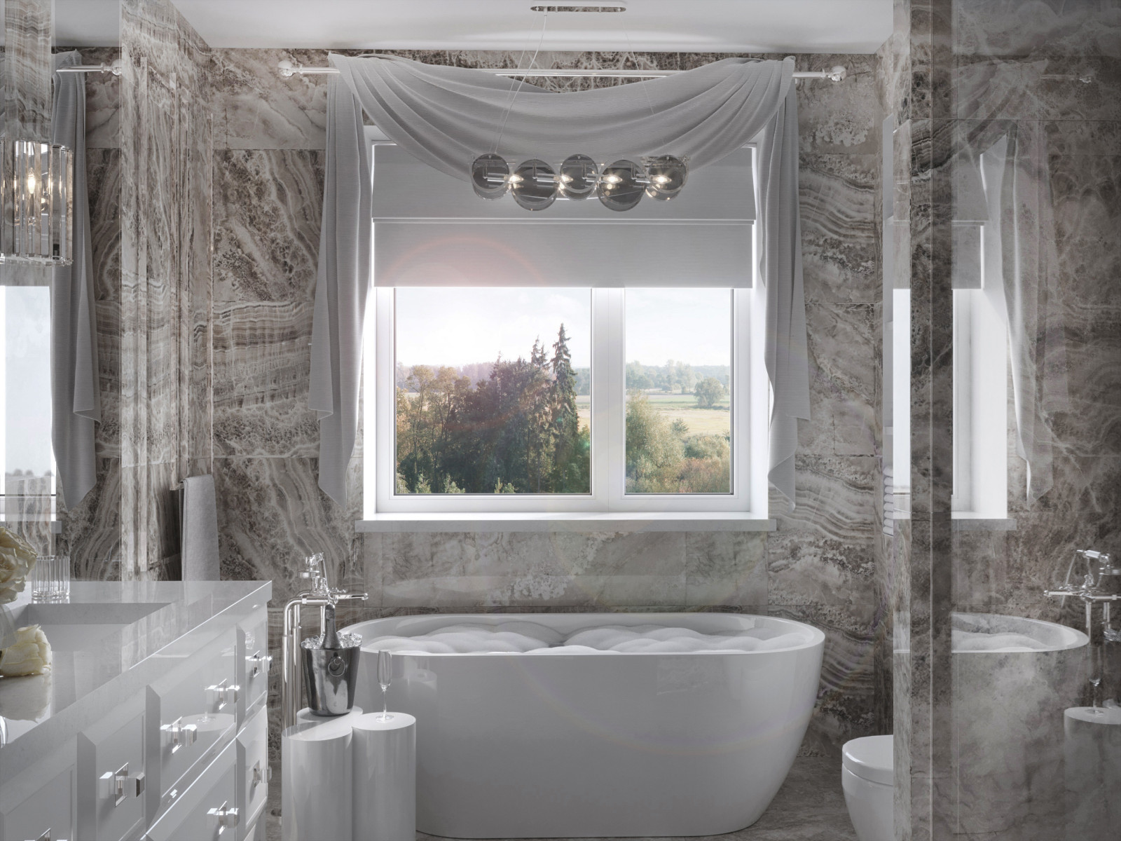 Обложка проекта: Дом Оттенки тумана 370 м2