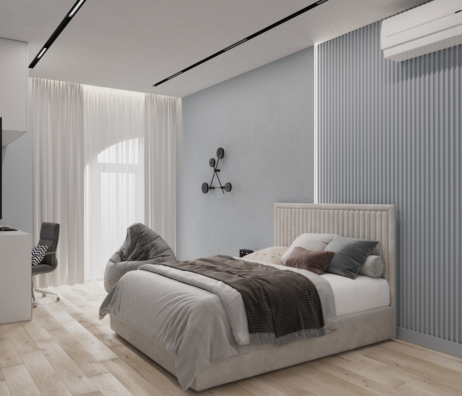 Нежная квартира неоклассика