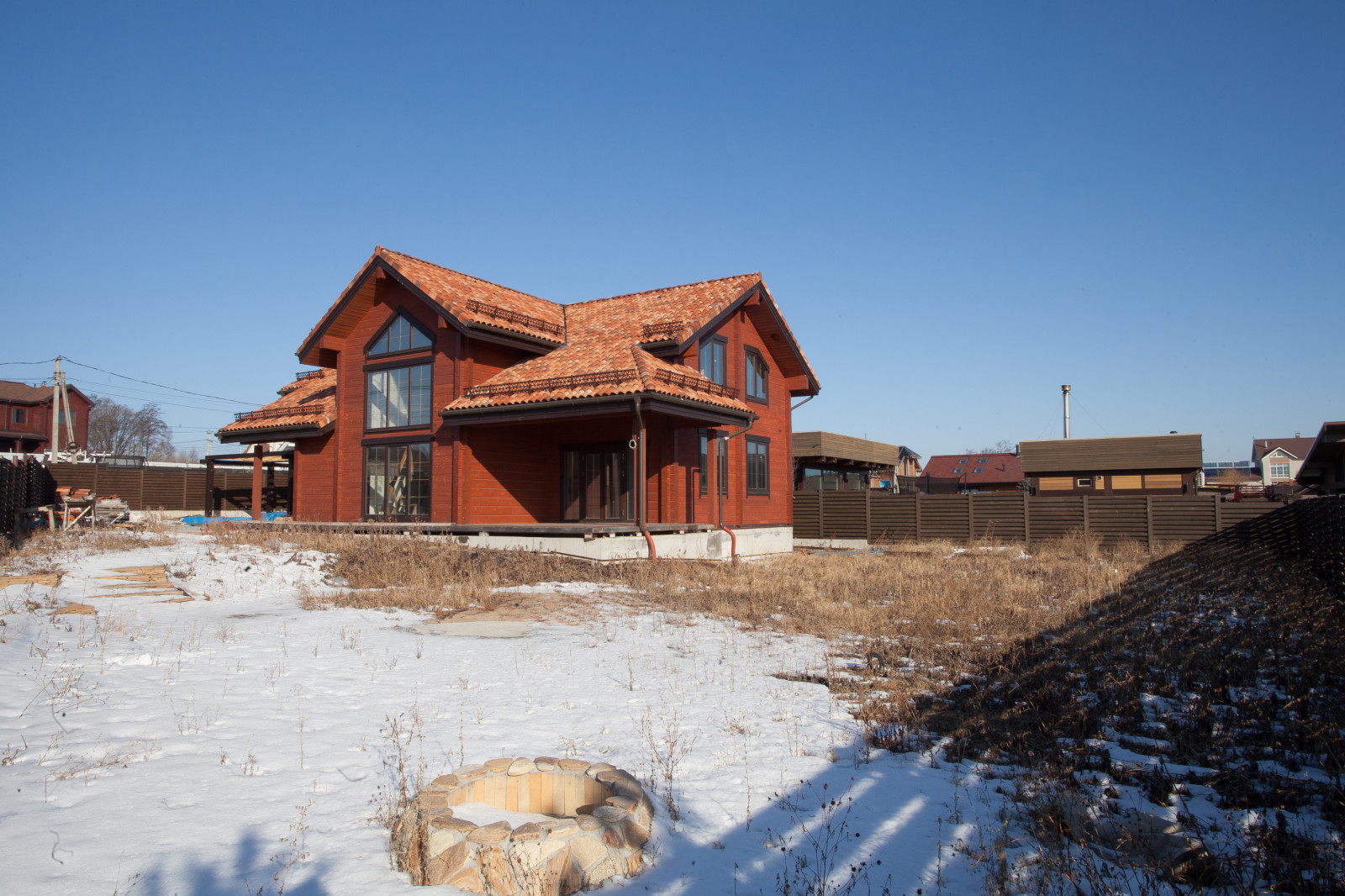 Готовый дом из клееного бруса по проекту "Алдан" 312 м2