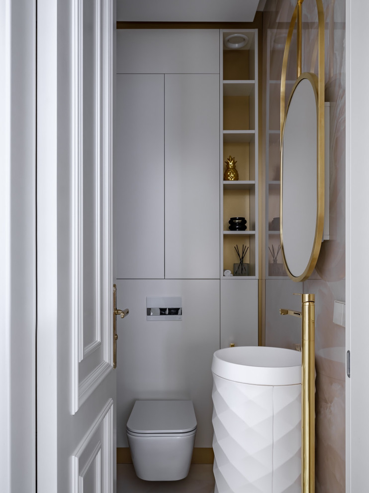 Люкс интерьер санузла в Квартире 160 кв. м. в стиле Неоклассика