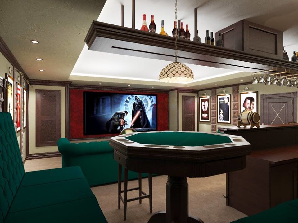 Обложка проекта: Дизайн-проект домашнего к/т в стиле ирландского паба