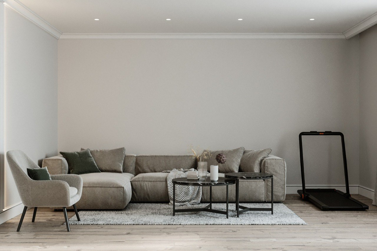 Обложка проекта: Гостиная в проекте 100 кв м в ЖК Символ.