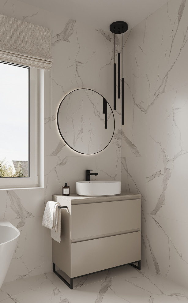 №4 Проект ванной комнаты в доме