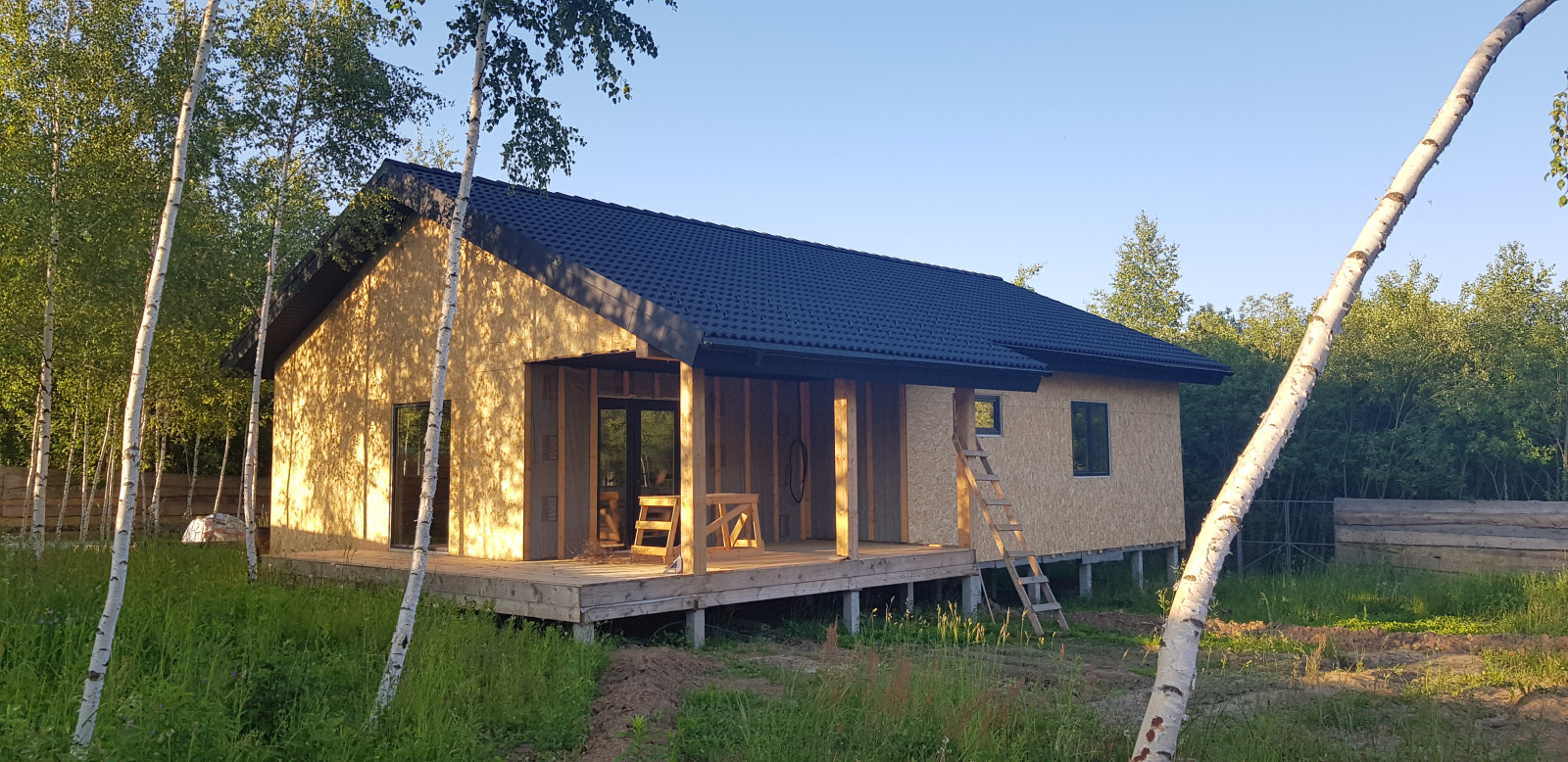 Обложка проекта: Каркасный дом в пригороде