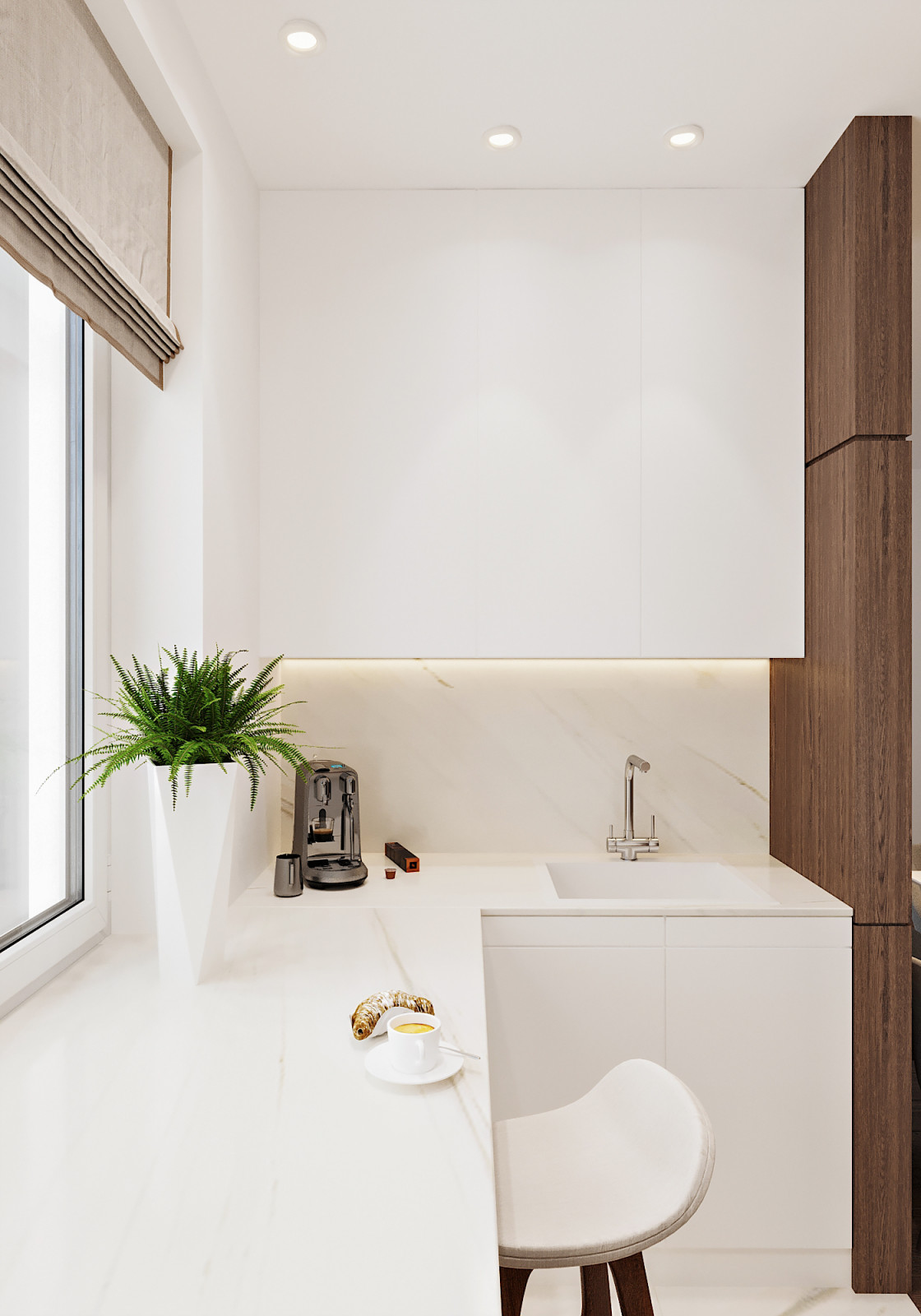 Европейский минимализм. Кухня.