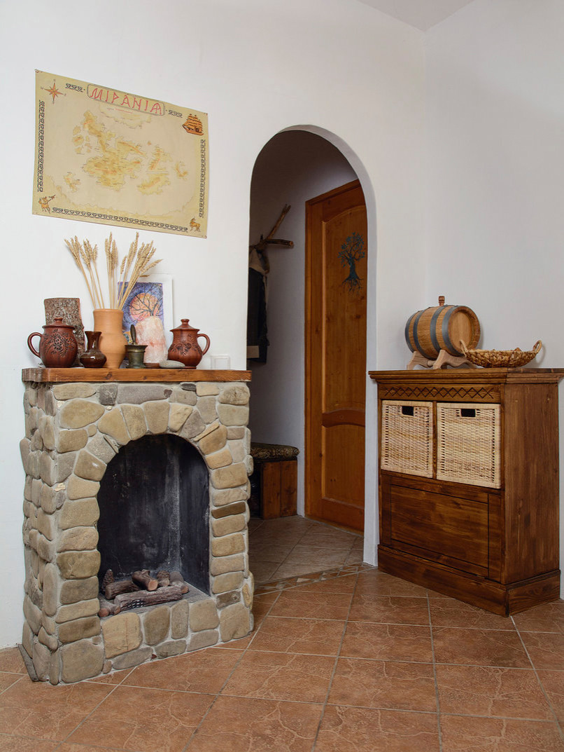 Камин на шестом этаже