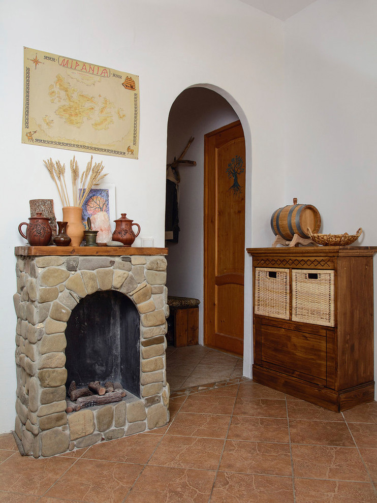 Камин на шестом этаже