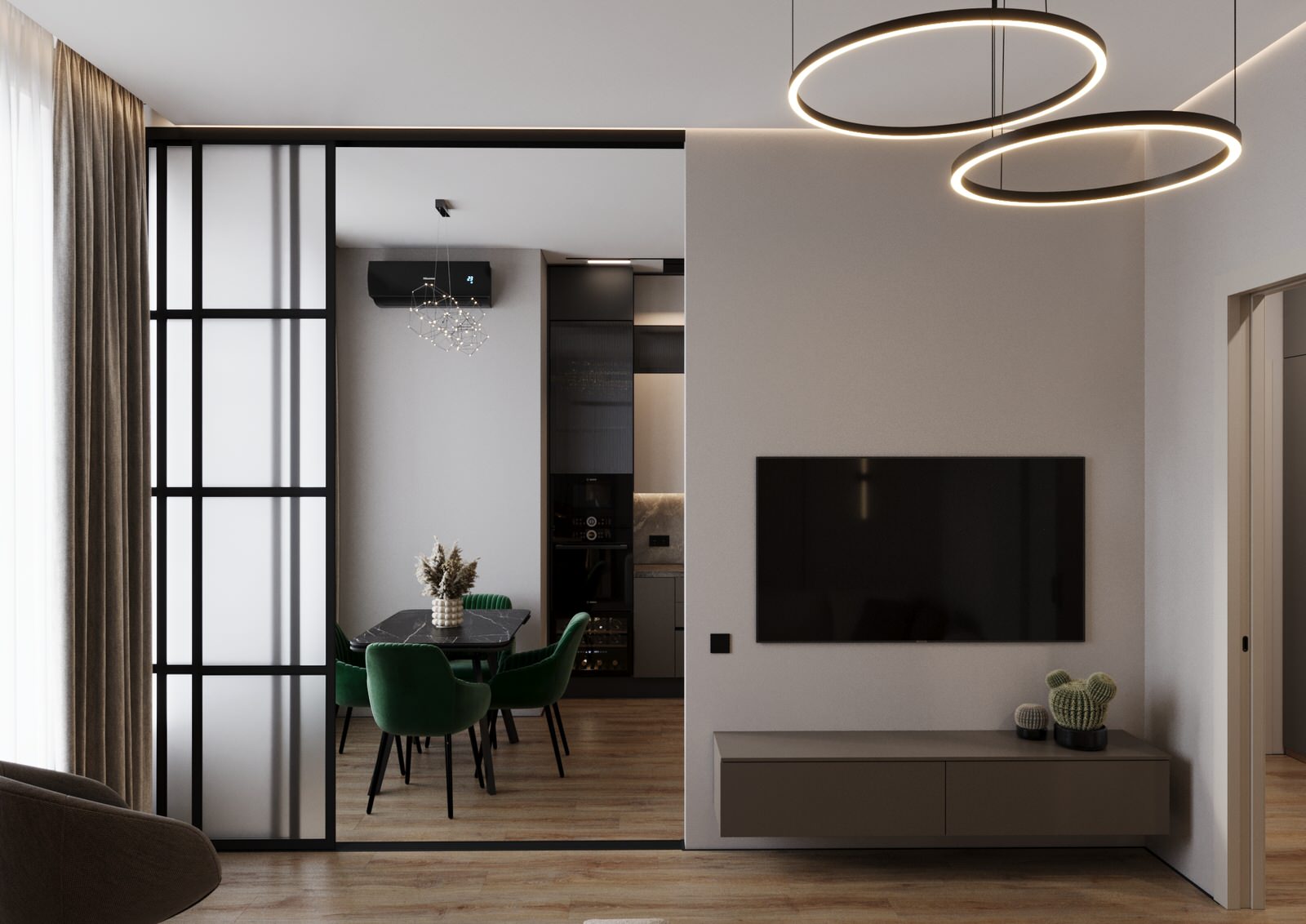 Функциональный минимализм для молодой семьи