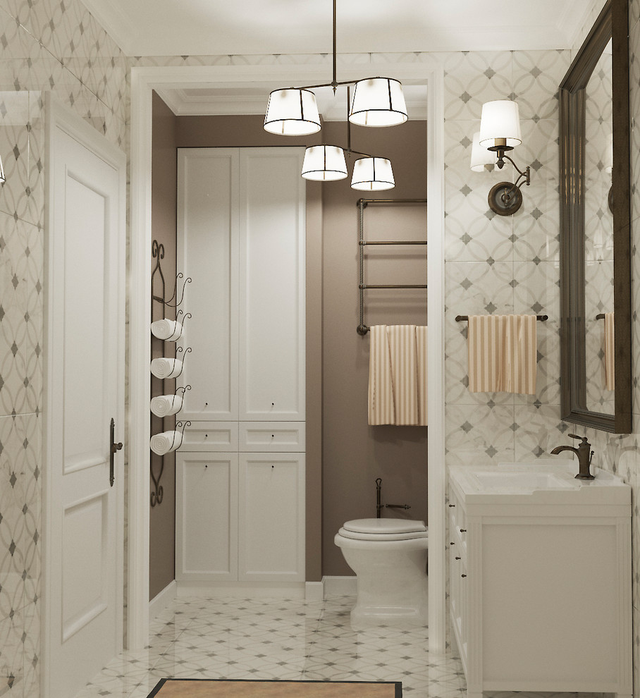 Обложка проекта: Санузел в классическом стиле