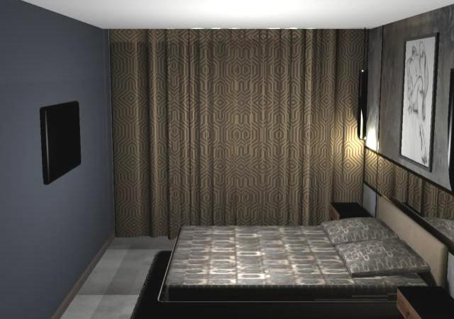 Обложка проекта: спальня на Донковцева
