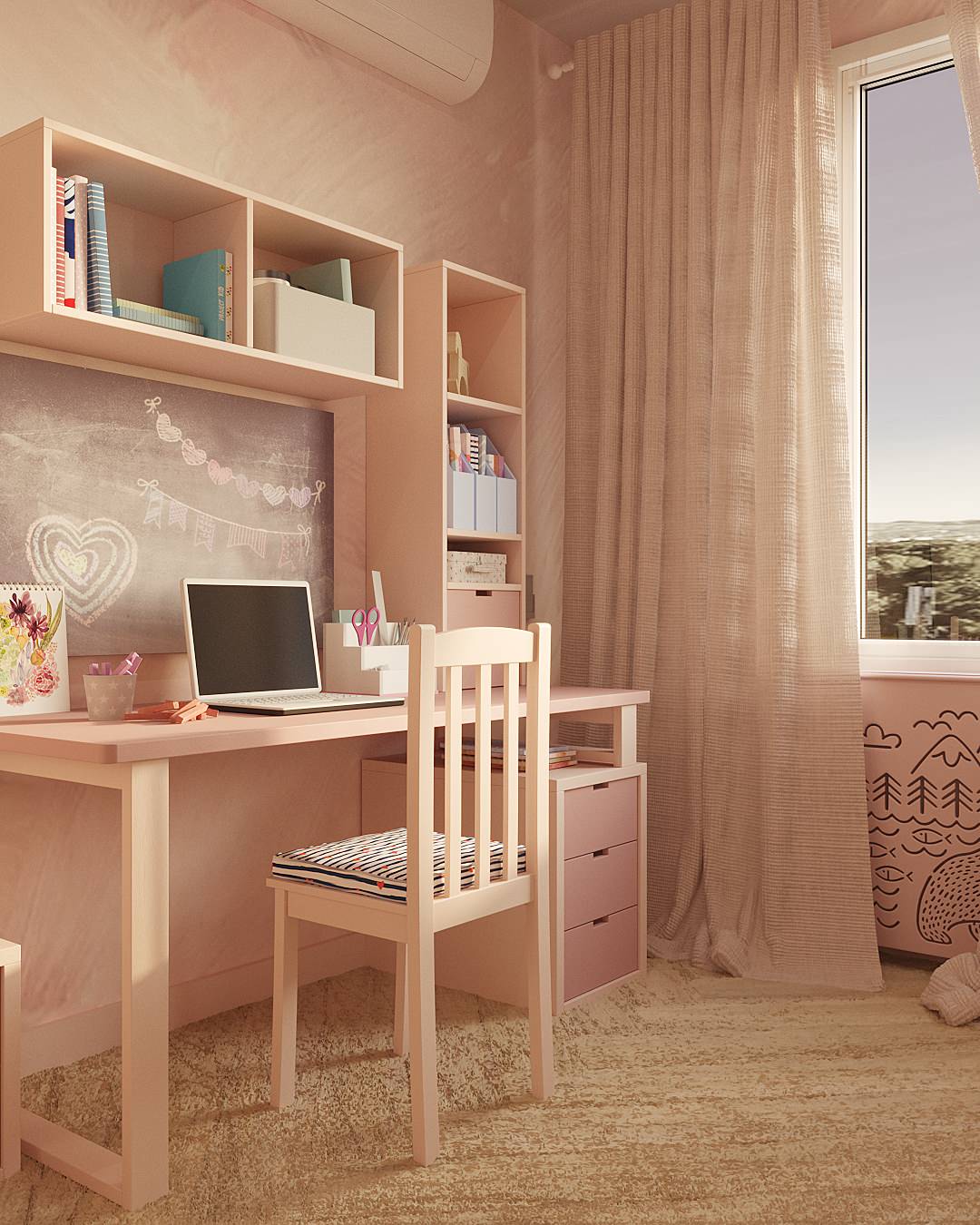 Детская комната для девочки