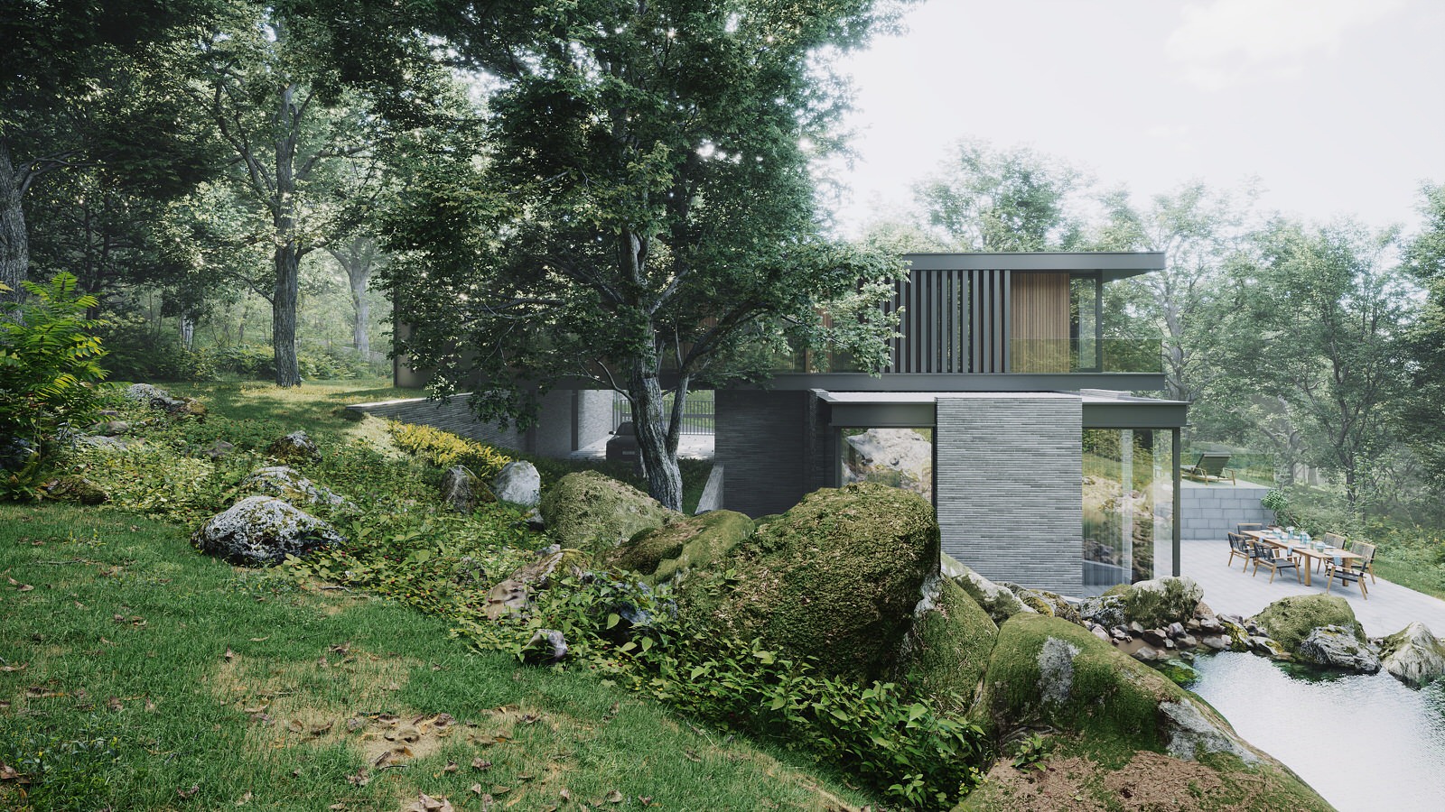 Дом с конем