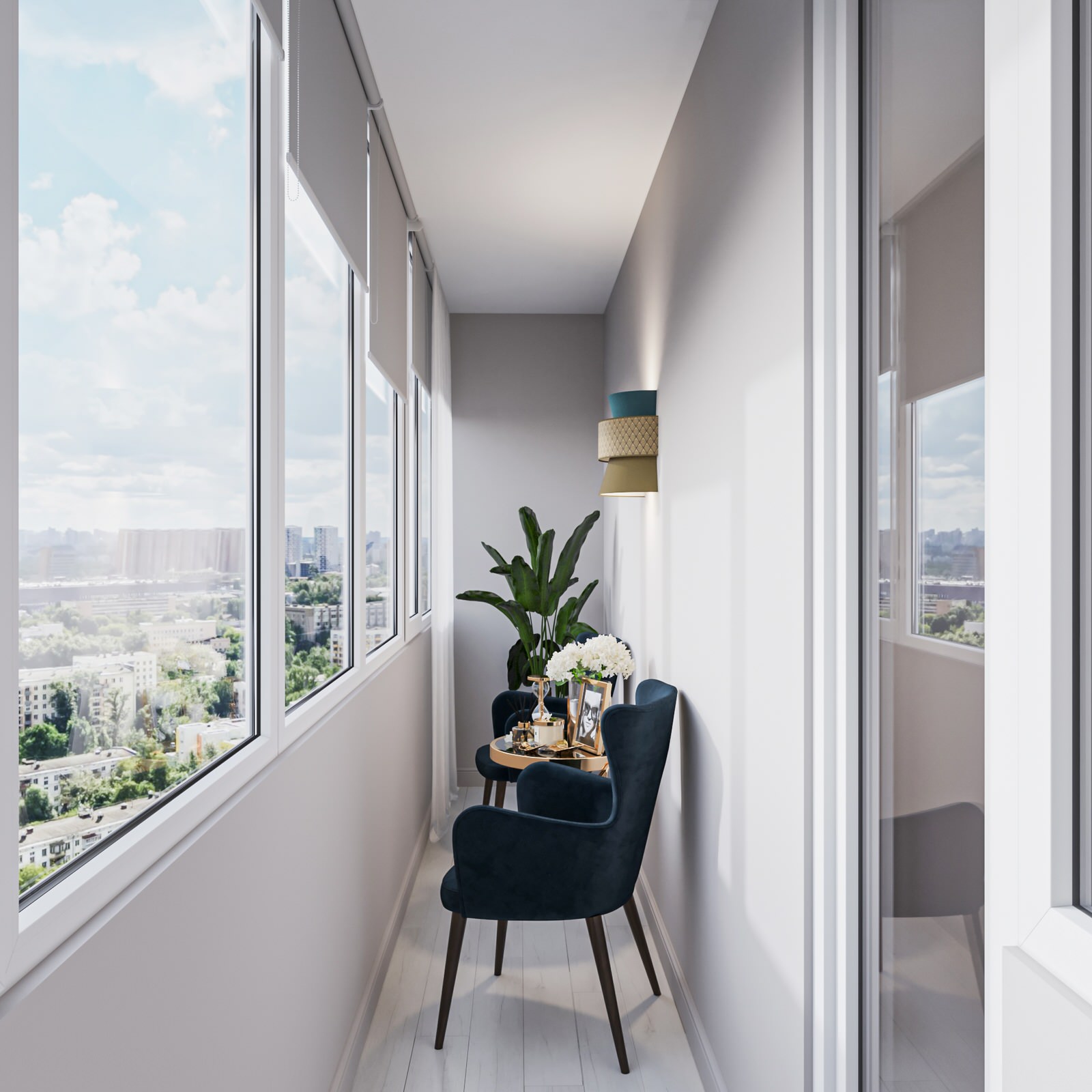 Дизайн интерьера 4-х комнатной квартиры