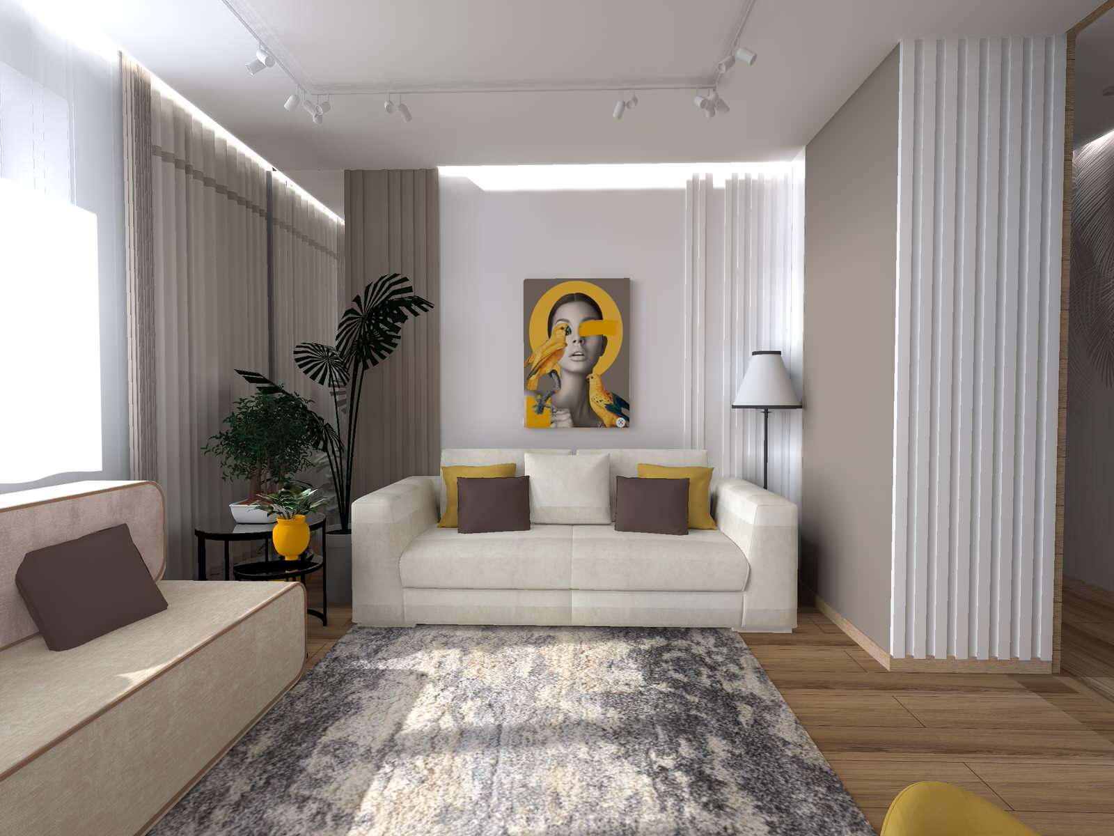 Пальмы в снегу