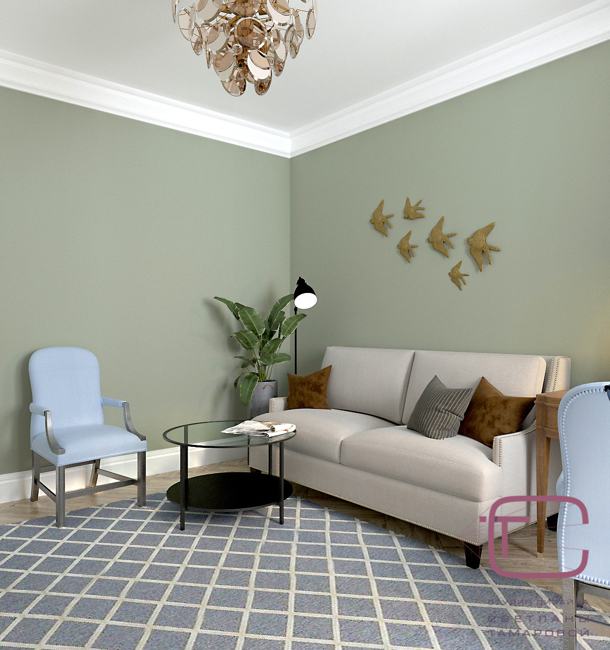 Дизайн-проект квартиры 210 кв.м в “ЖК Олимп”, ул. Мира 74Б г.Пенза