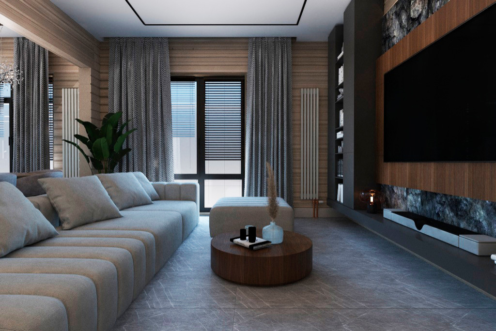 Дом из бруса в ЭКО стиле