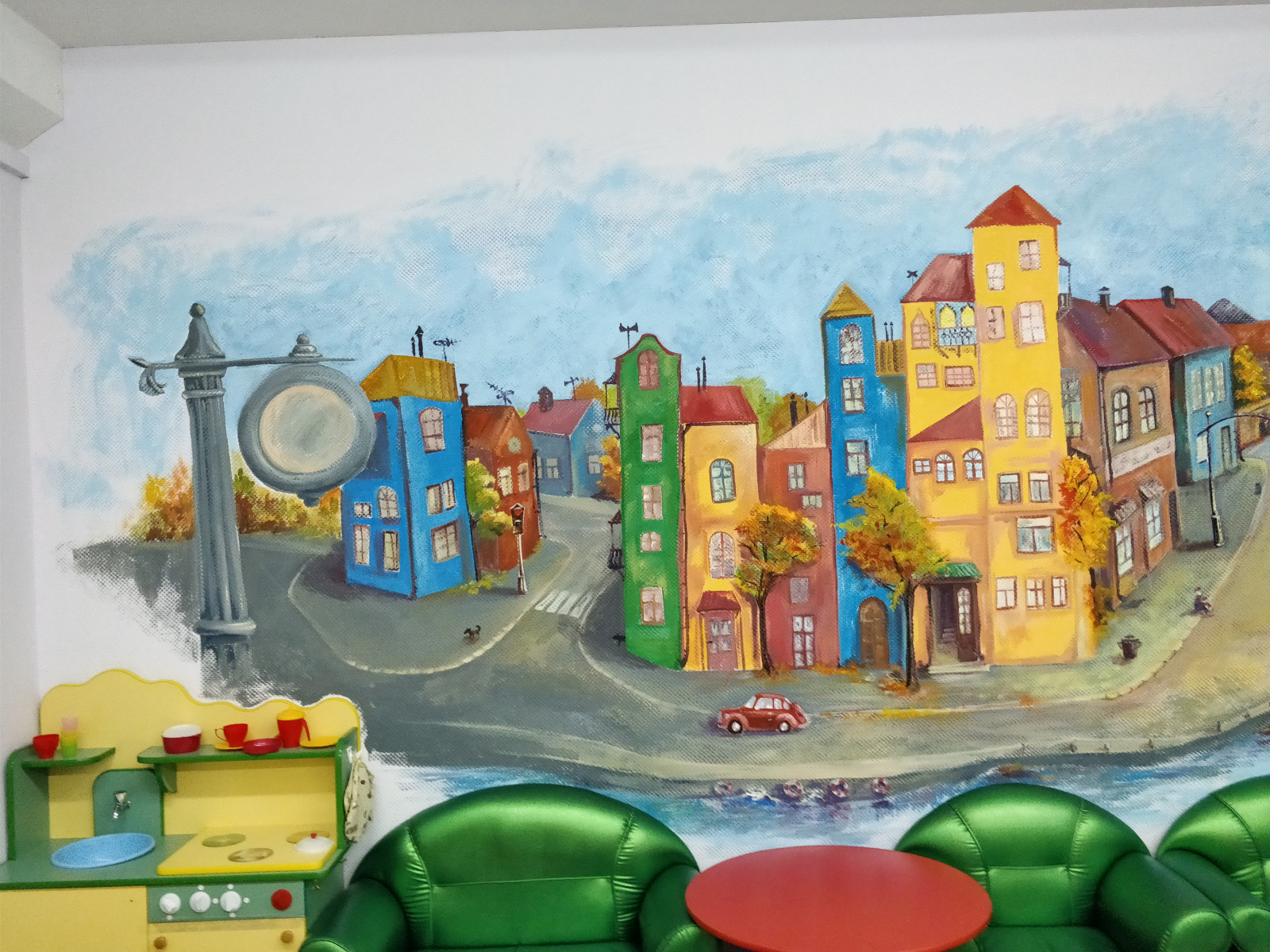 Обложка проекта: Роспись стены в детском саду