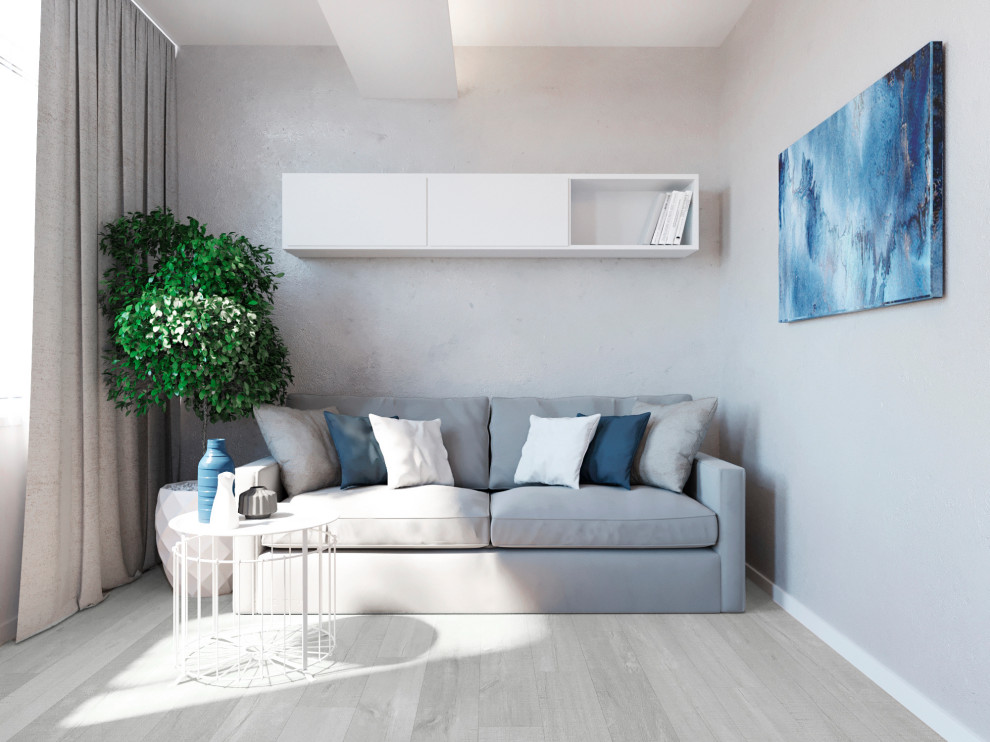 Визуализация проекта квартиры 70 м2 в стиле "Минимализм"