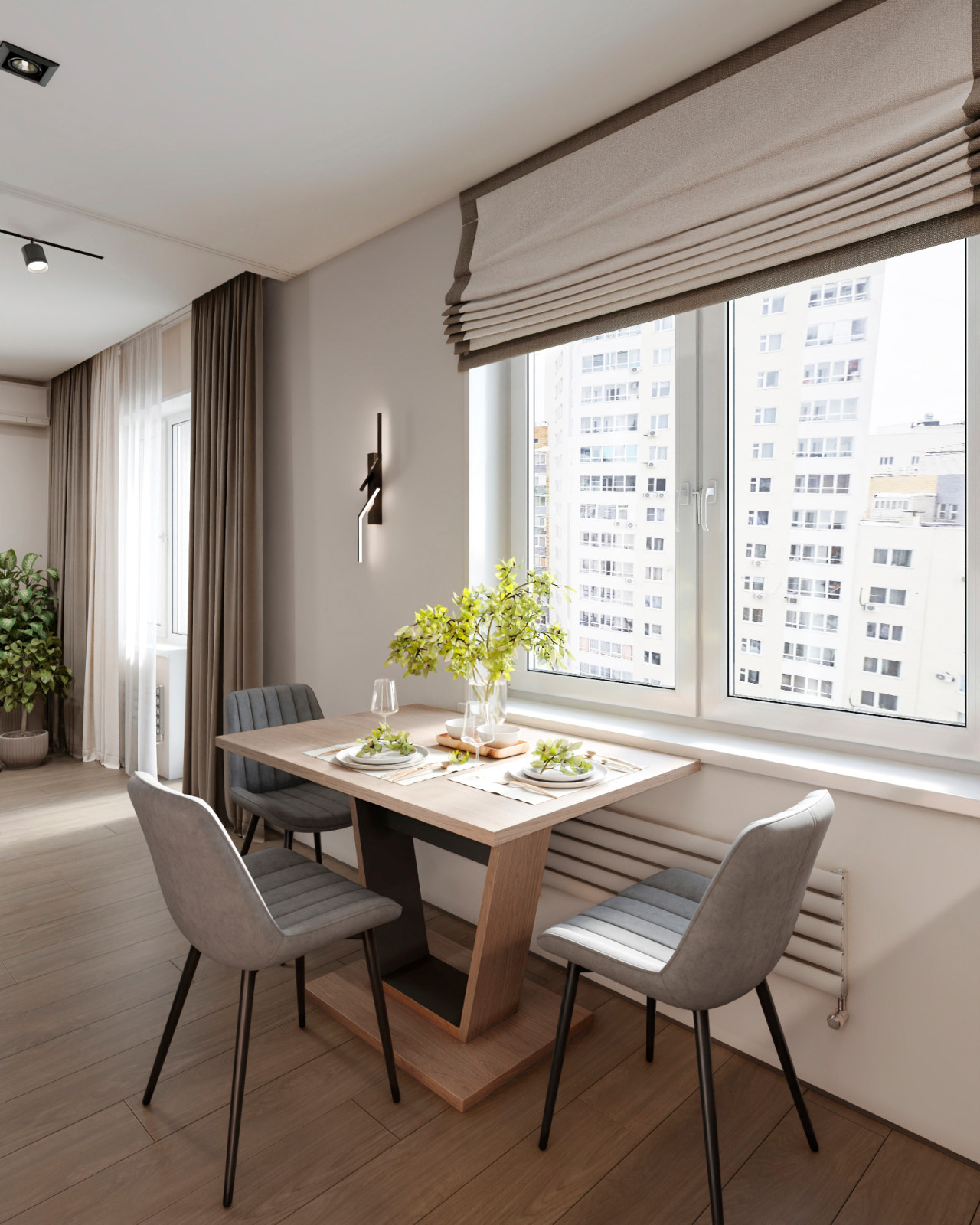 Проект интерьера в современной классике