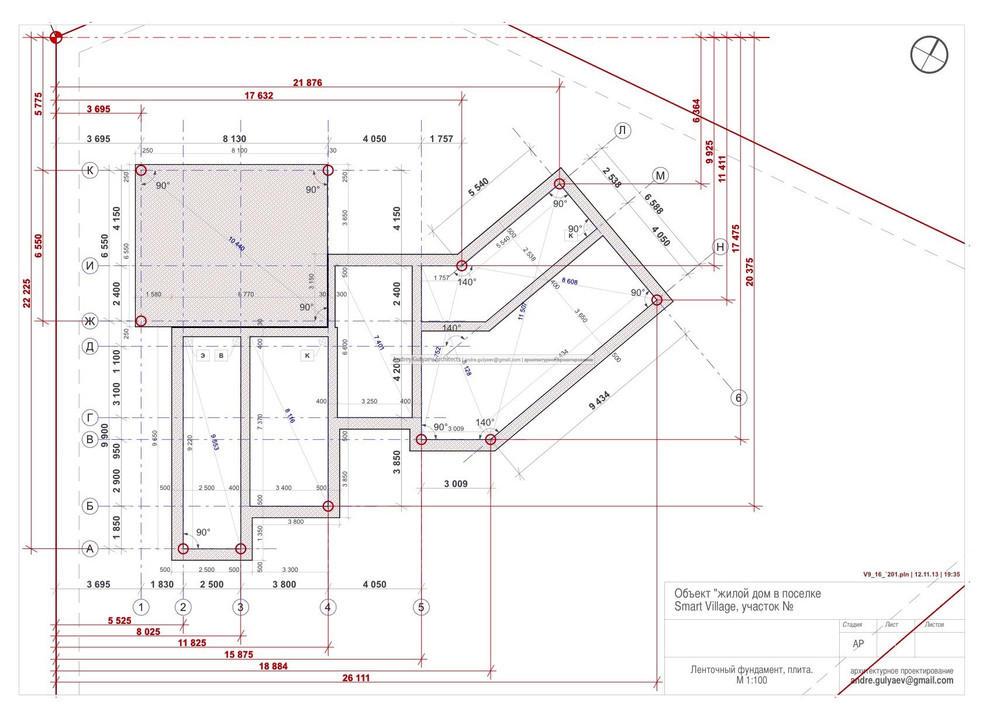 Foundation plan