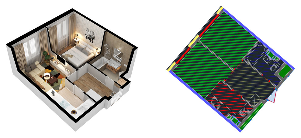 3D-планировки студии "Уютная Квартира"