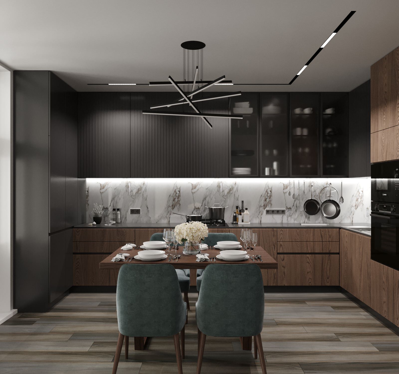 ЖК Красный Аксай. Двухкомнатная квартира в современном стиле