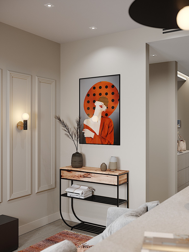 ЖК Big Time - 68 кв.м. (кухня-гостиная, коридор, гардеробные)