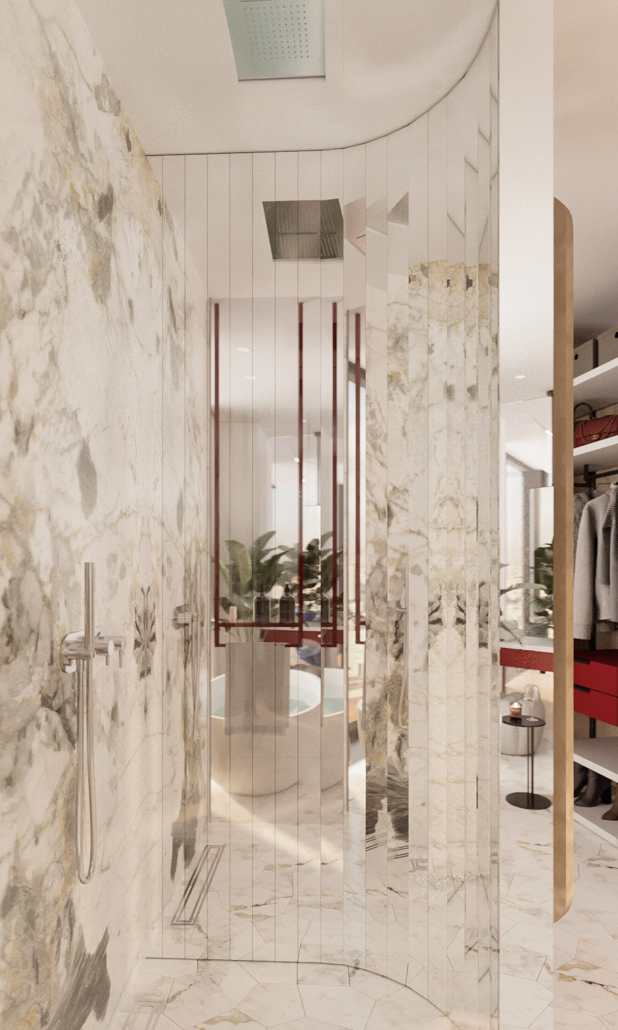 Квартира в стиле фотостудии без единой стены