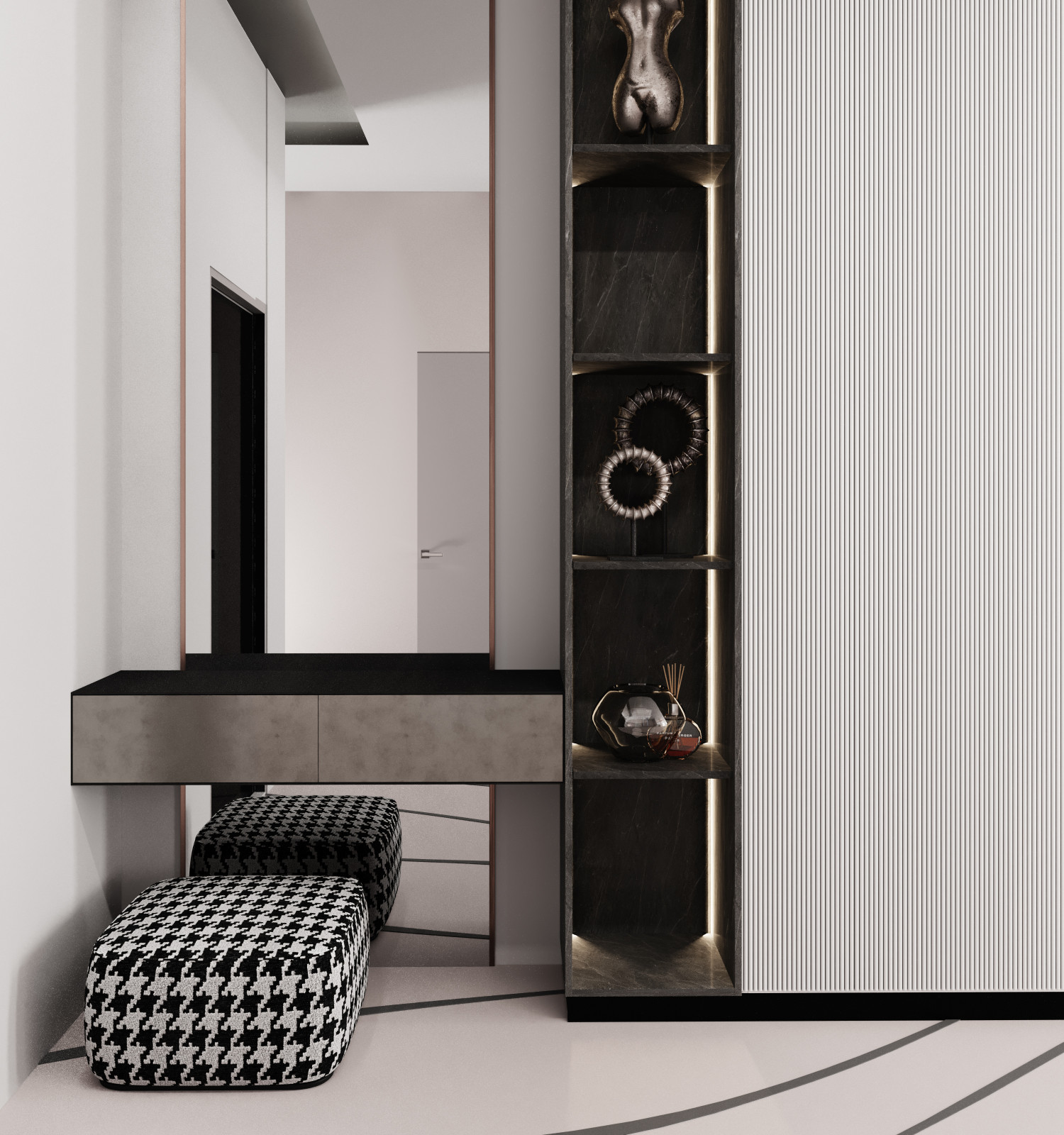 Интерьер квартиры 150 кв. м в ЖК «Плотничный» в Нижнем Новгороде