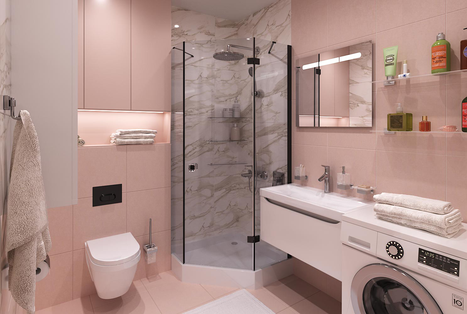 Проекты ванных комнат для магазина сантехники и плитки