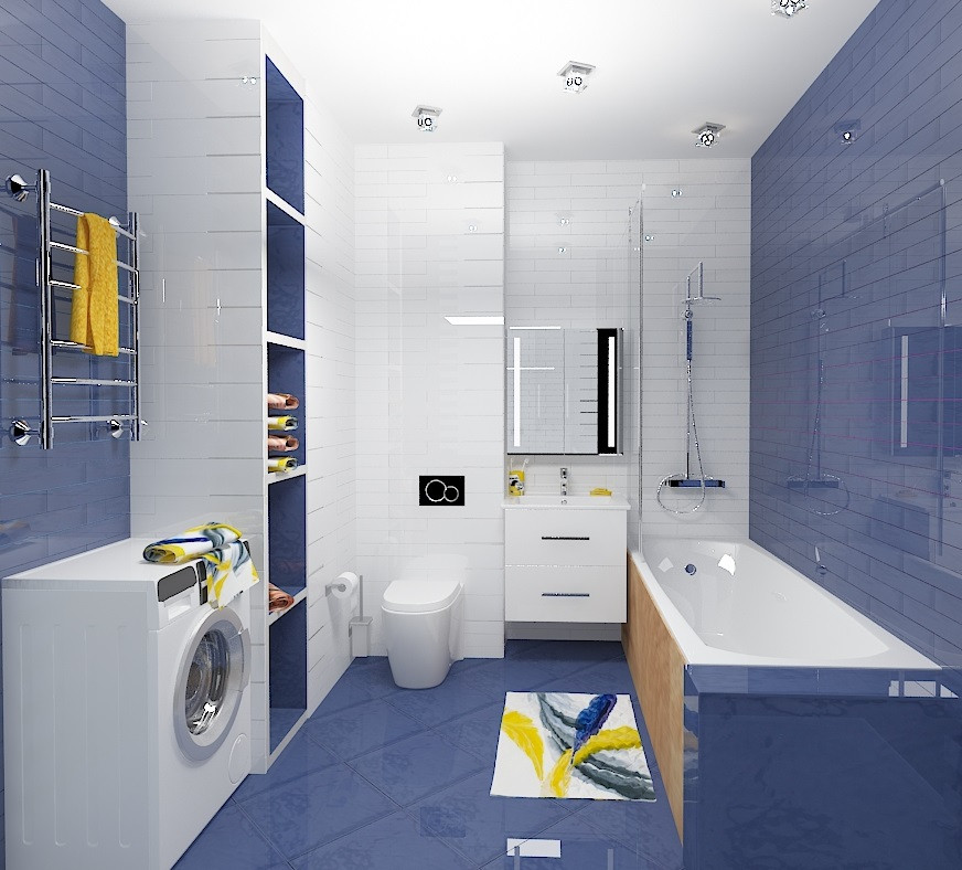 Однокомнатная квартира в серых тонах