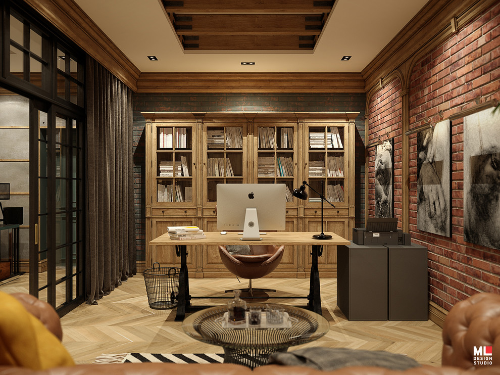 Интерьер трехэтажного дома. Цокольный этаж.